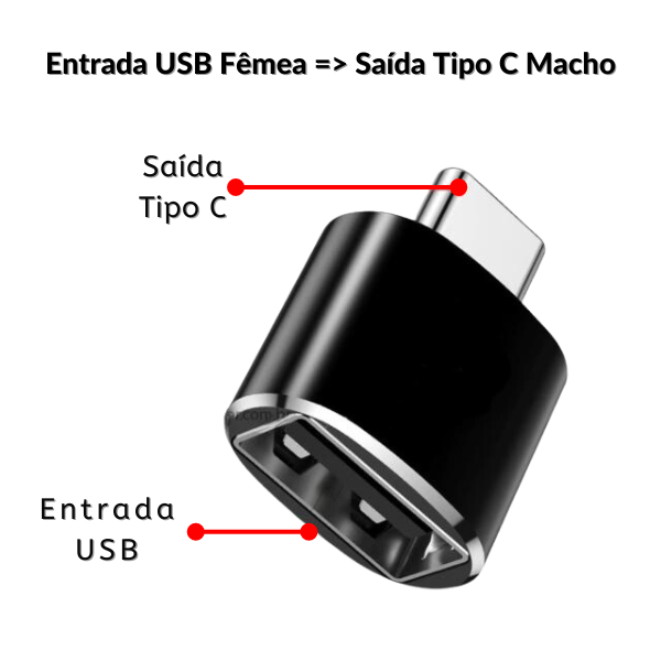 Adaptador para Cabo de Dados e/ou Energia