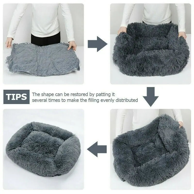 Cama para Pets Retangular - Plush Square