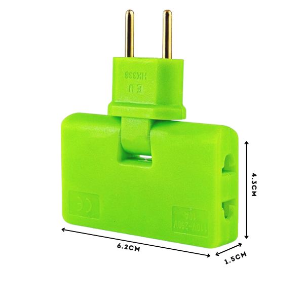 Adaptador de Tomada Flexível 3 Em 1 Plugmax™