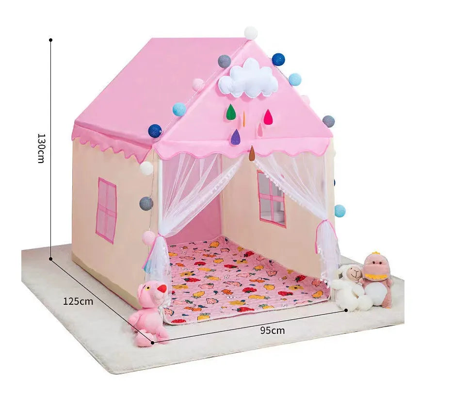 Casinha tipo Tenda para Crianças - Barraca de Princesa Dobrável