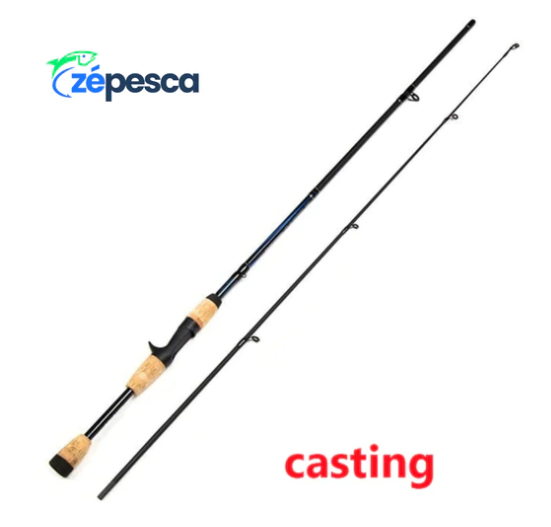 Vara De Pesca De Fibra Ultraleve Para Molinete e Carretilhas 1,80 Metros