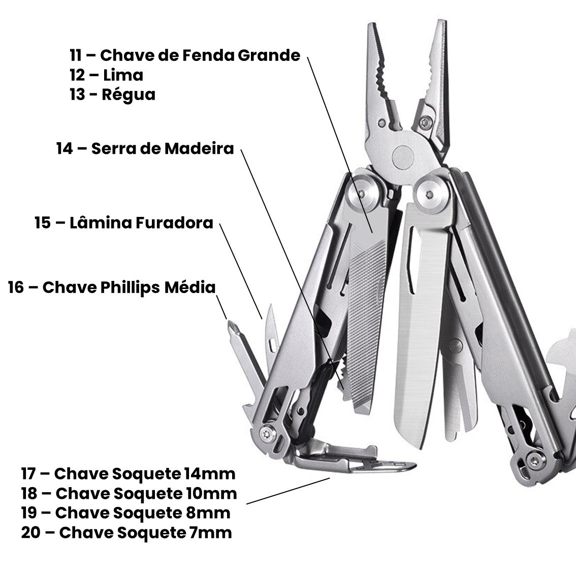 Alicate Multiuso Apollinox™ Pro