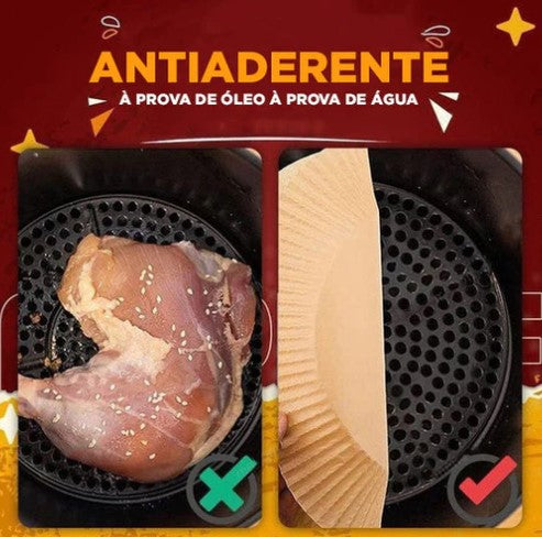 Forma de Papel Descartável para Air Fryer