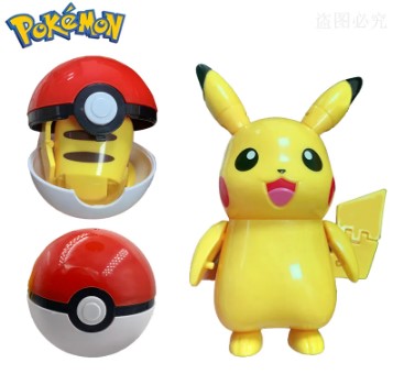 Brinquedo Pokebola com Mini PoKémon Dentro