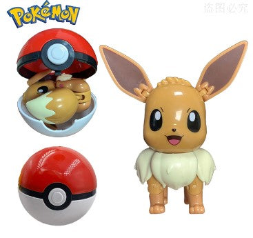 Brinquedo Pokebola com Mini PoKémon Dentro
