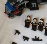 Brinquedo de Bloquinhos (Peças) de Montar - Cidade Policial