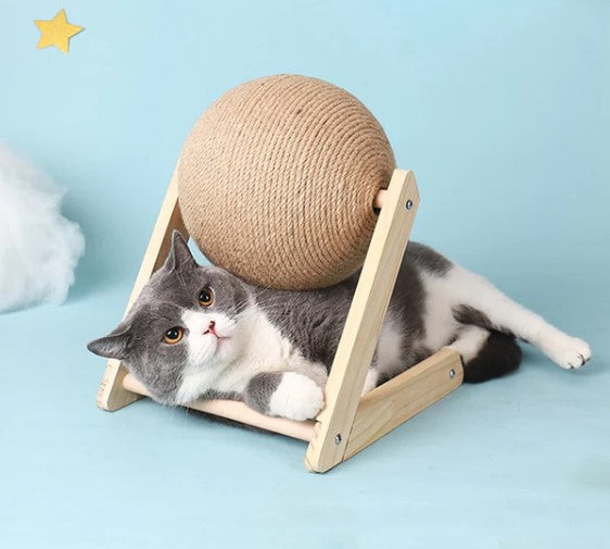 Arranhador Esfera Rotativa para gatos