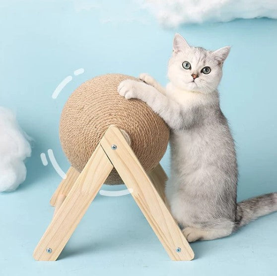 Arranhador Esfera Rotativa para gatos