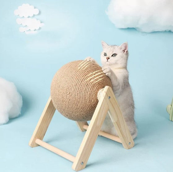 Arranhador Esfera Rotativa para gatos