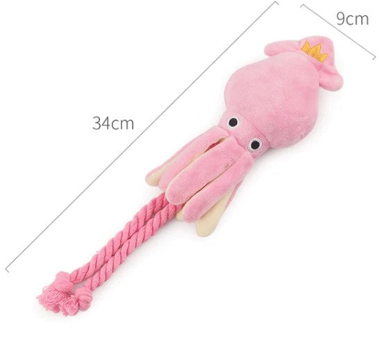 Brinquedo para Pets - Polvo Pernas de Cordas