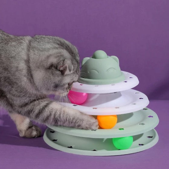 Torre Bolinhas Interativas para Pets - CatFun