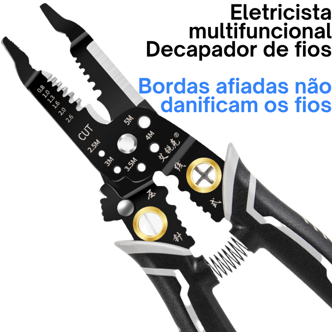 Alicate Decapador de Fios Multifuncional
