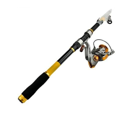 Vara Telescópica Com Molinete