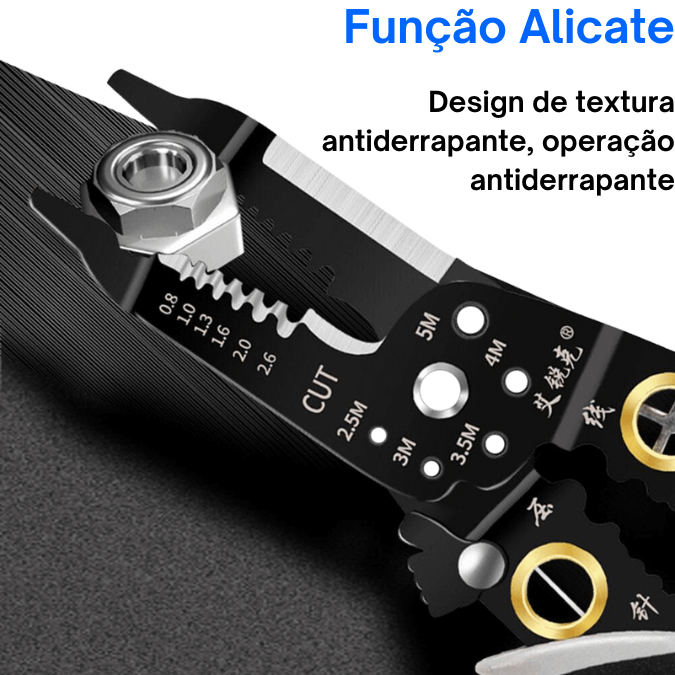 Alicate Decapador de Fios Multifuncional