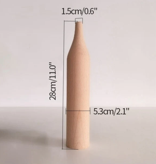 Vaso de Madeira Minimalista