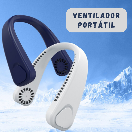 Ventilador de Pescoço Elétrico Portátil