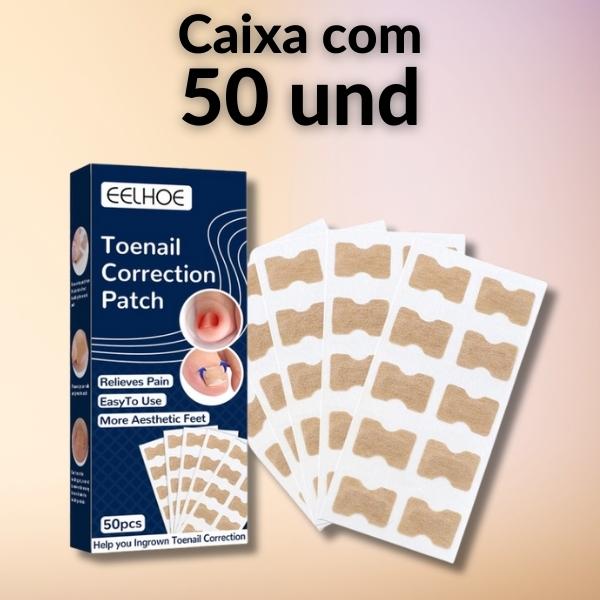 Adesivos para Correção e Tratamento de Unha Encravada do Dedo do Pé