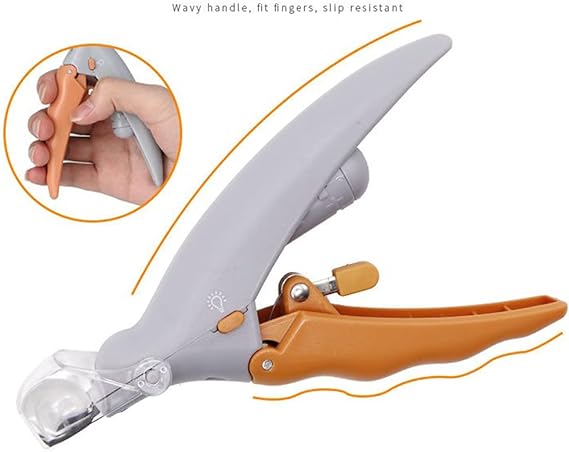 Aparador de Unhas para Pets com LED