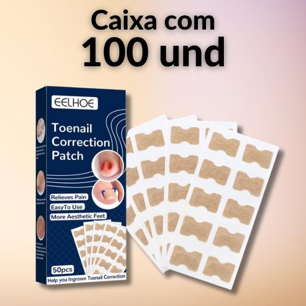 Adesivos para Correção e Tratamento de Unha Encravada do Dedo do Pé