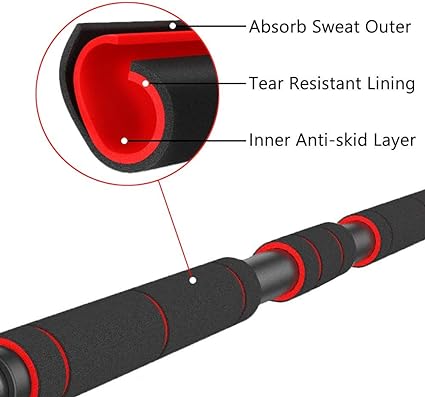 Barra Horizontal para Exercícios de Braços - Ajustável