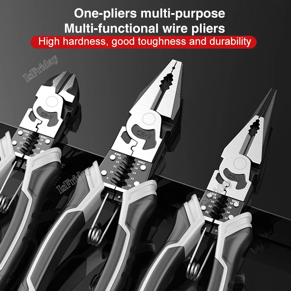 Alicates Multifuncionais Industriais de Uso Profissional