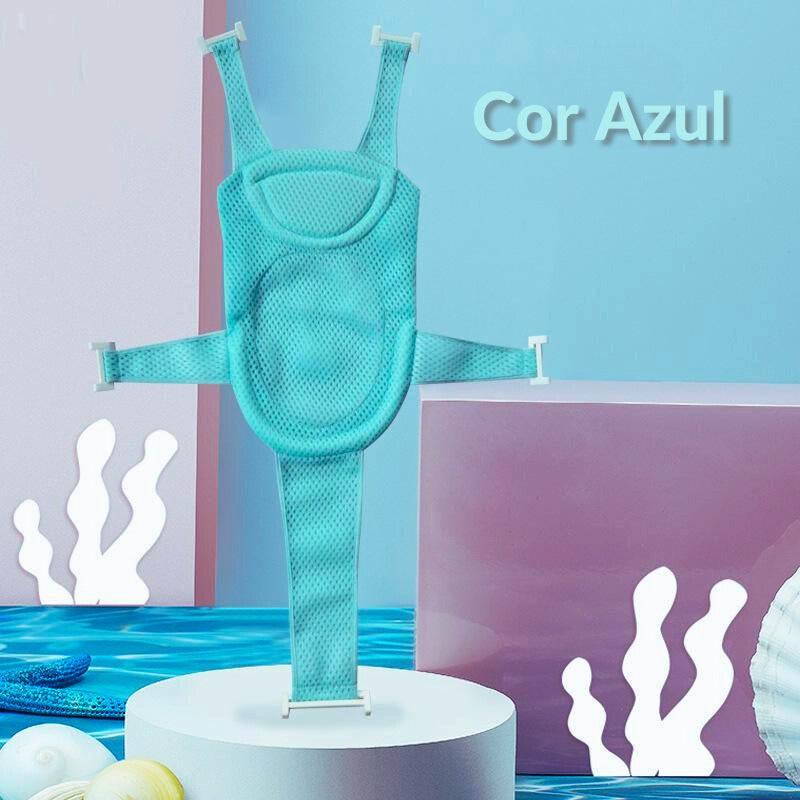 Assento de Banho tipo Rede para Banheira do Bebê - Universal com 5 Pontas