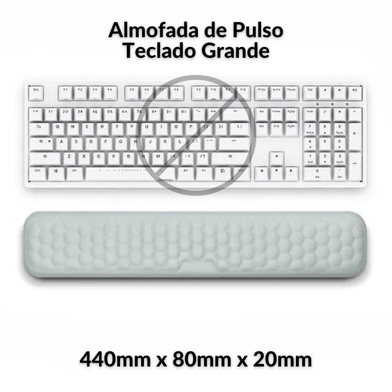 Almofada de Apoio do Pulso para Mouse e Teclado