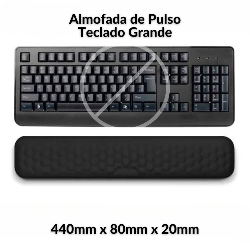 Almofada de Apoio do Pulso para Mouse e Teclado