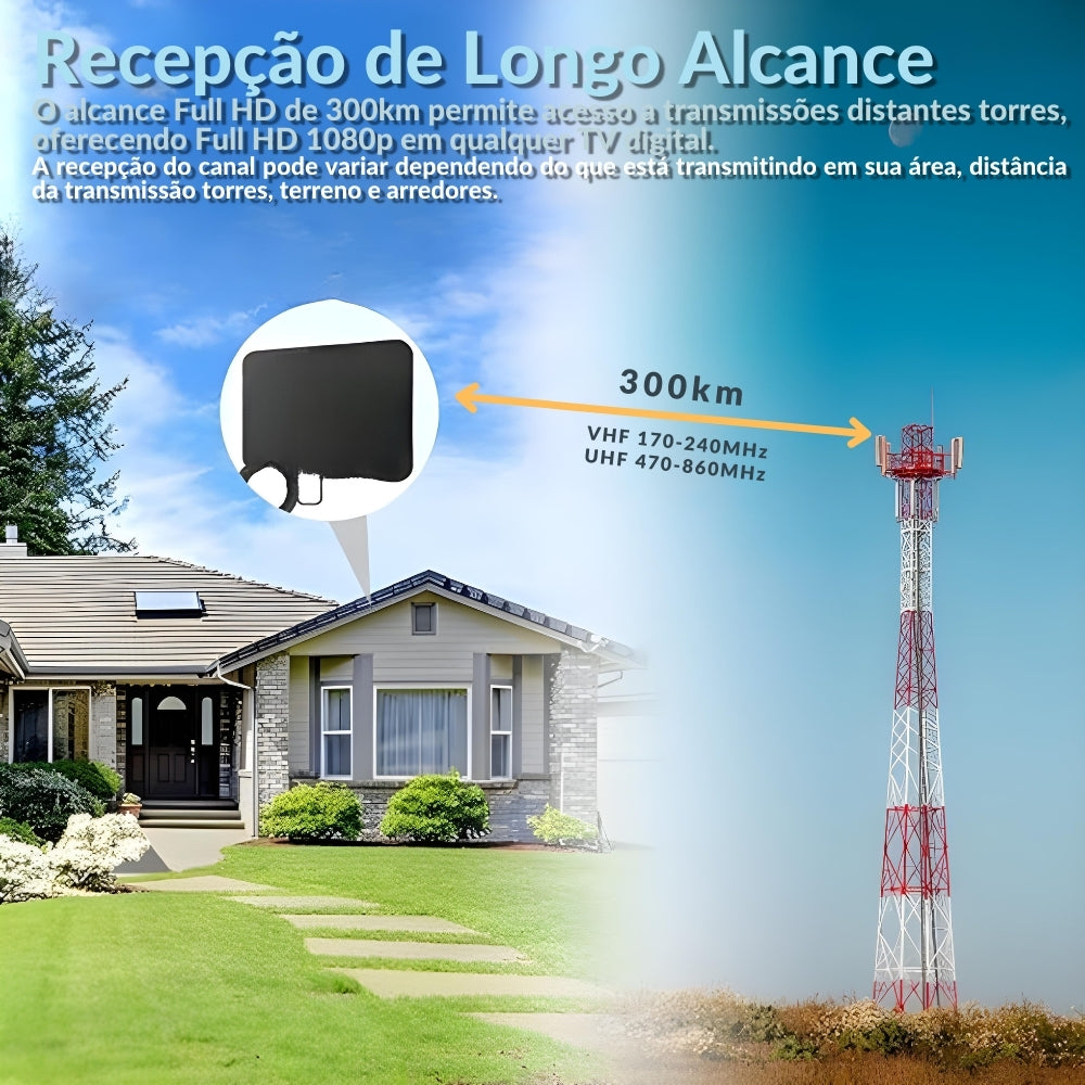 Antena de Tv Interna para Smart HDTV