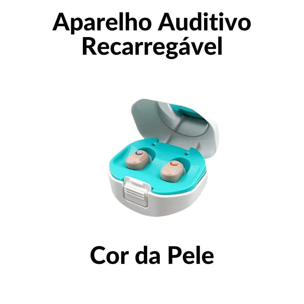 Aparelho Auditivo Recarregável