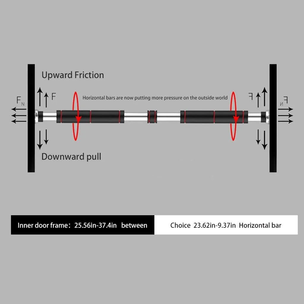 Barra Horizontal para Exercícios de Braços - Ajustável