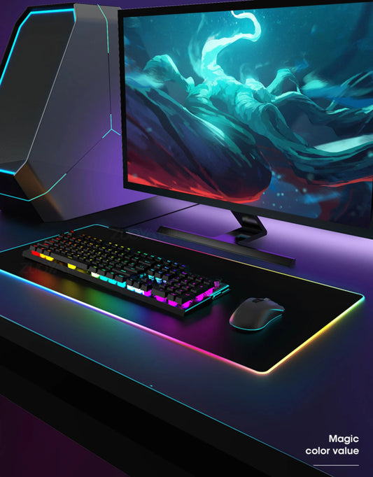 Mouse Pad Gamer com RGB