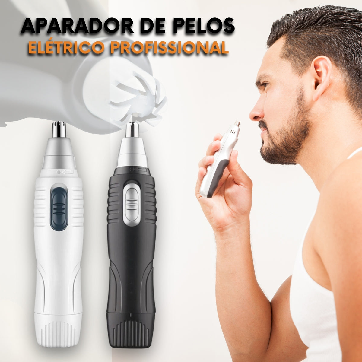 Aparador de Pelos do Nariz e Orelha - Elétrico Professional