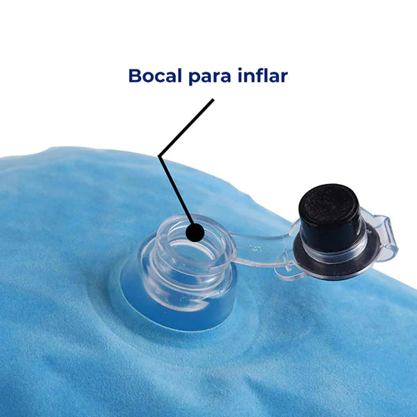 Almofada inflável para as Pernas