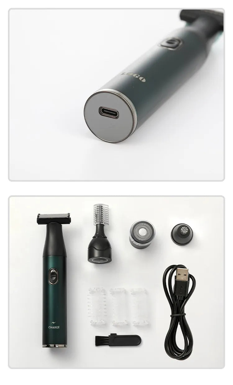 Aparador de Pelos Elétrico 4 em 1