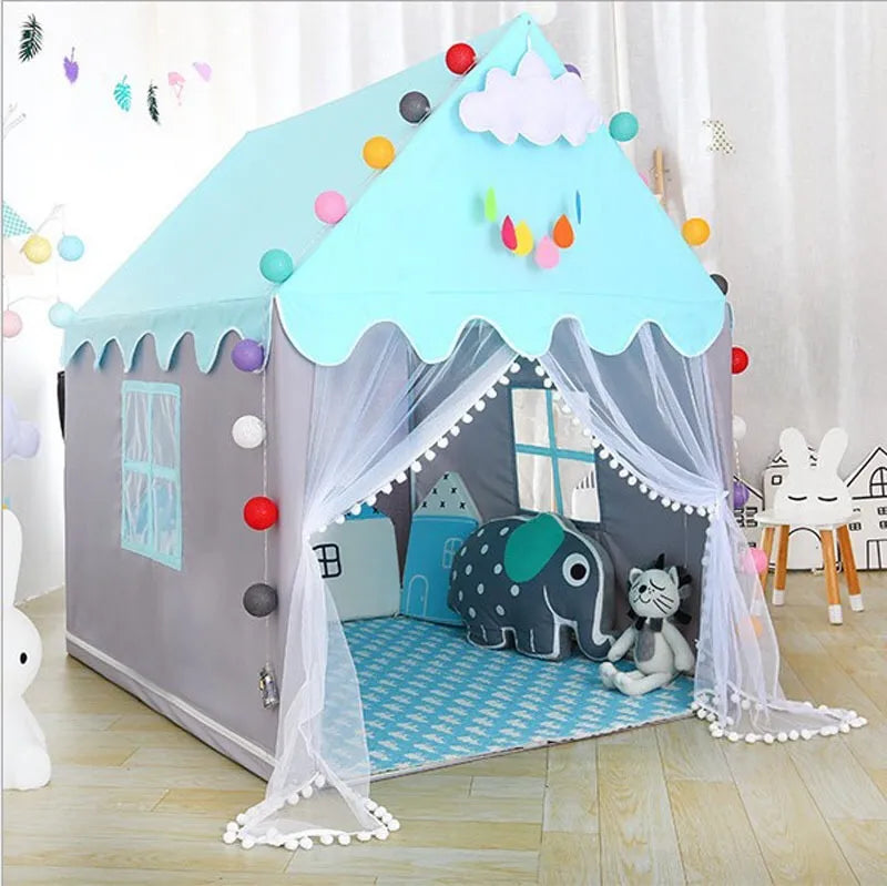Casinha tipo Tenda para Crianças - Barraca de Princesa Dobrável