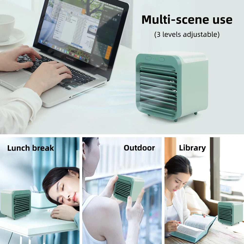 Ar-Condicionado Portátil - Mini Ventilador Climatizador