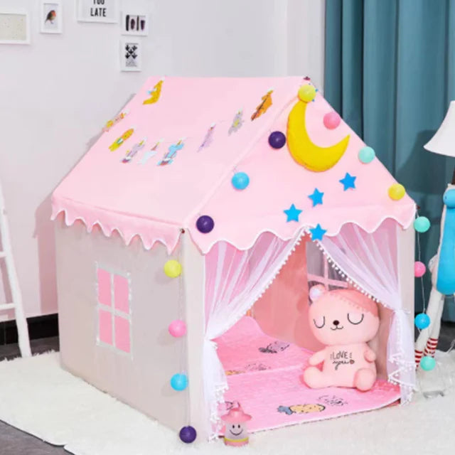 Casinha tipo Tenda para Crianças - Barraca de Princesa Dobrável