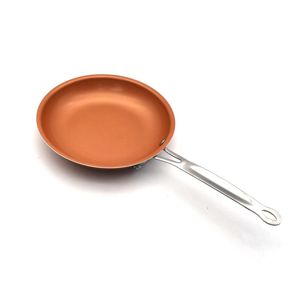 Panela de Cobre Tipo Frigideira Antiaderente - MaxChef