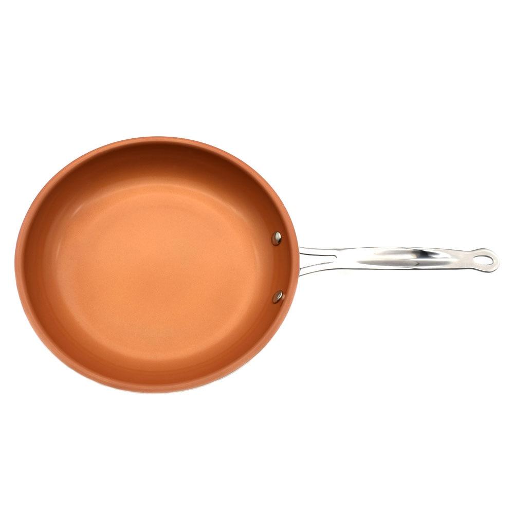 Panela de Cobre Tipo Frigideira Antiaderente - MaxChef