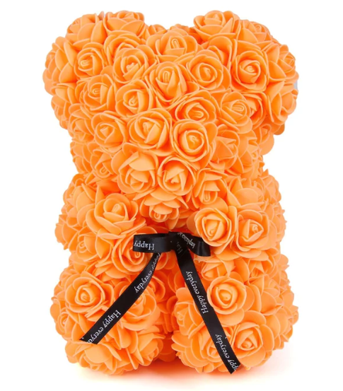 urso rosa 40cm sem caixa