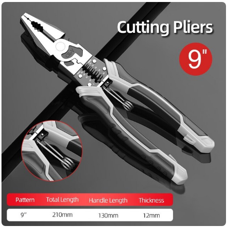 Alicates Multifuncionais Industriais de Uso Profissional