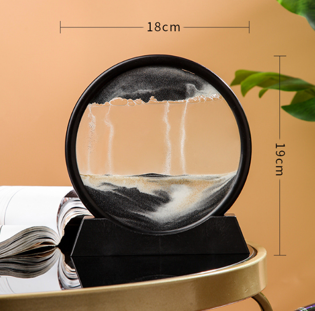 Ampulheta Decorativa - Paisagem de Areia do Mar