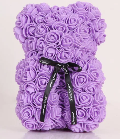 urso rosa 40cm sem caixa