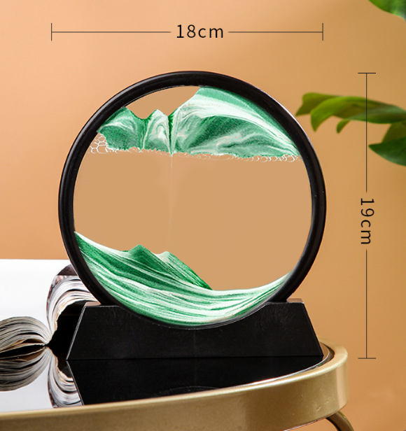 Ampulheta Decorativa - Paisagem de Areia do Mar