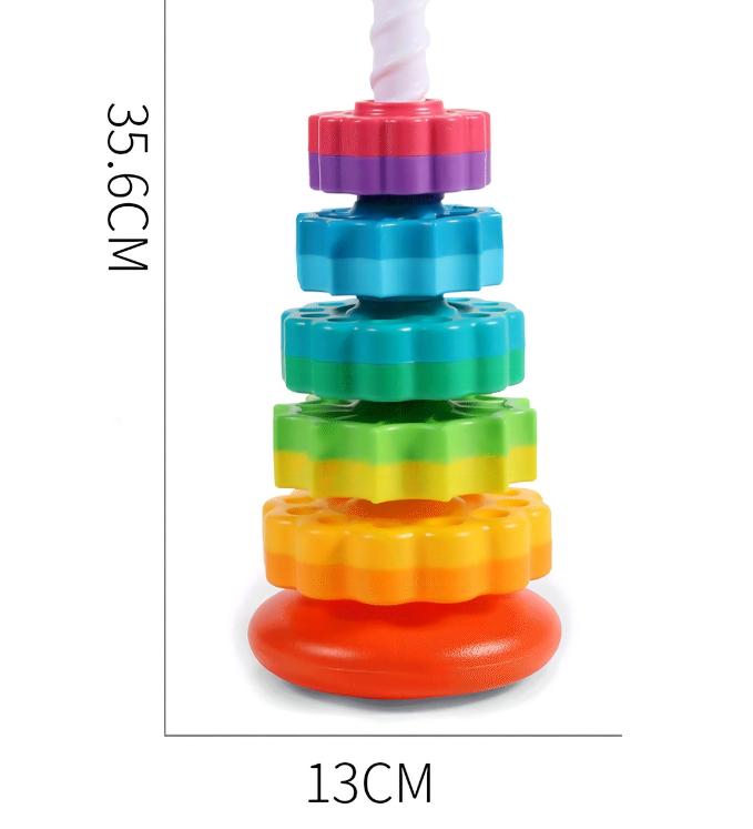 Arco-íris Cinco Torreta Rotativa [Caixa de Cor]