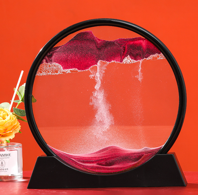 Ampulheta Decorativa - Paisagem de Areia do Mar