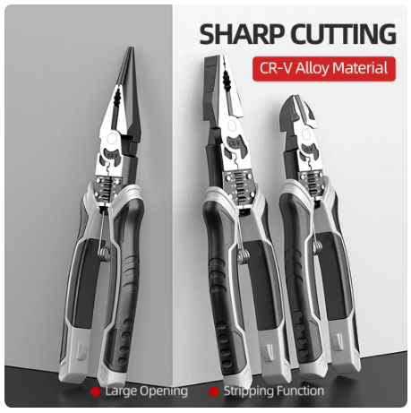 Alicates Multifuncionais Industriais de Uso Profissional