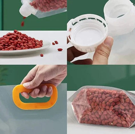 Sacos Plásticos Organizador de Alimentos (Kit com 10 Und.)