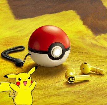 Fone de Ouvido Pokebola Pikachu